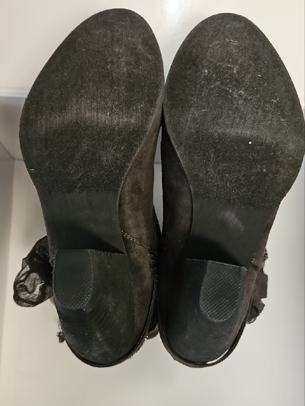 Not Rated Gray Embellished Western Ankle Boots for Women 8.5 - Picture 6 of 7